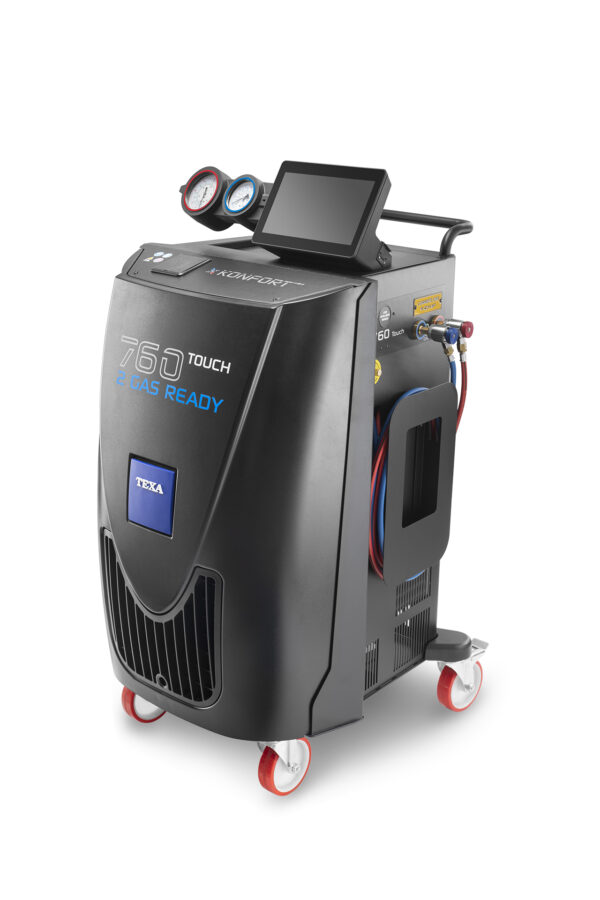 TEXA AIRCO KONFORT 760 TOUCH AIRCOSERVICE MACHINE R1234 YF of R134 a